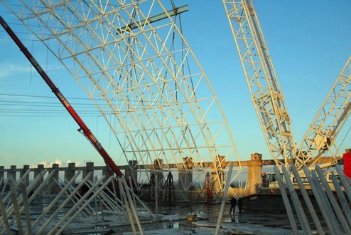 沛县大门网架工程